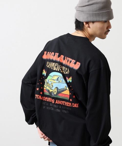 FUNALIVE(ファンアライブ)の「ヴィンテージプリントラグランロンTEE(Tシャツ/カットソー・メンズ・ブラック/ホワイト/ベージュ・S/M/L)」の17枚目の写真