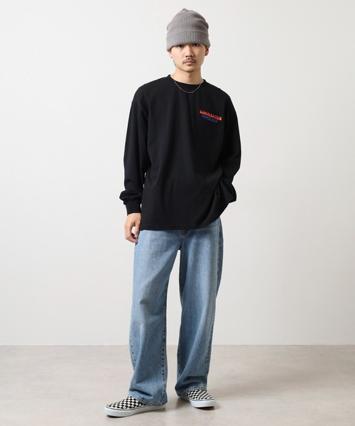 FUNALIVE(ファンアライブ)の「ヴィンテージプリントラグランロンTEE(Tシャツ/カットソー・メンズ・ブラック/ホワイト/ベージュ・S/M/L)」の18枚目の写真