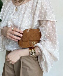 DouDou | キルティングスウェードショルダー(ショルダーバッグ)