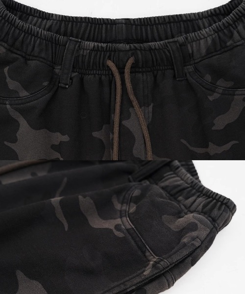 MASONPRINCE(メイソンプリンス)の「ルーズフィット ウォッシュ加工 カモフラ柄 クロップド スウェットパンツ DK3220【MASONPRINCE】(スウェットパンツ・メンズ・ライトグレー/ダークグレー・L/M/S)」の17枚目の写真