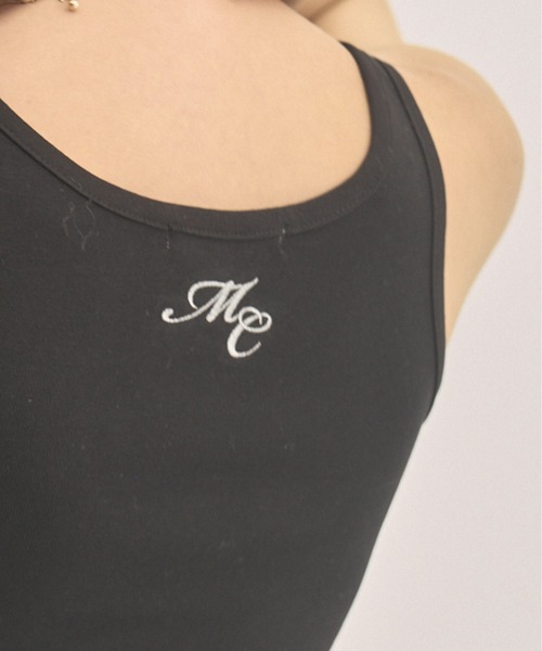 Muel Chic(ミュエルシック)の「Week tank top ウィークタンクトップ(タンクトップ・レディース・ブラック/ホワイト・FREE)」の15枚目の写真