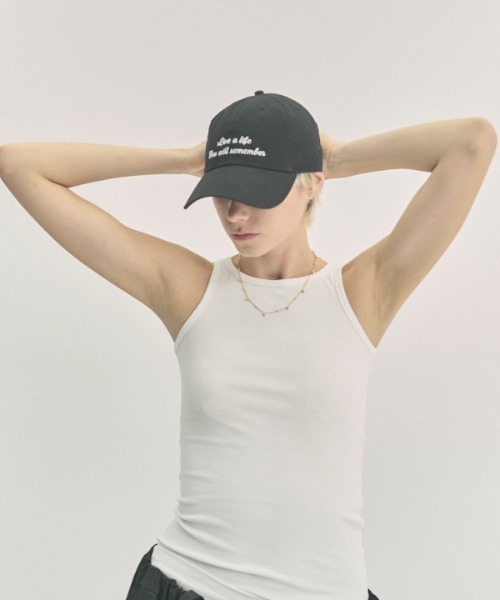 Muel Chic(ミュエルシック)の「Week tank top ウィークタンクトップ(タンクトップ・レディース・ブラック/ホワイト・FREE)」の12枚目の写真