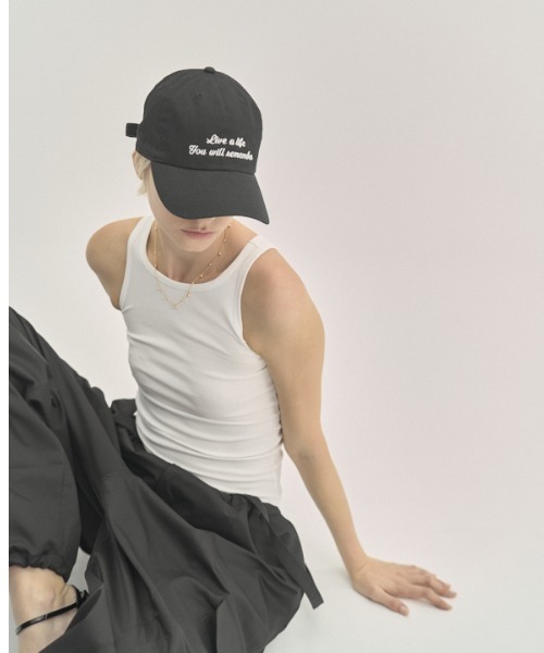 Muel Chic(ミュエルシック)の「Week tank top ウィークタンクトップ(タンクトップ・レディース・ブラック/ホワイト・FREE)」の10枚目の写真