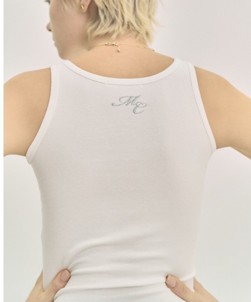 Muel Chic(ミュエルシック)の「Week tank top ウィークタンクトップ(タンクトップ・レディース・ブラック/ホワイト・FREE)」の11枚目の写真