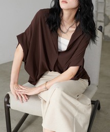 ブラウンアンドストリート Brown&Street 抜け感スキッパーシャツ （オフホワイト） シャツ・ブラウス通販 | Brown&Street ONLINE
