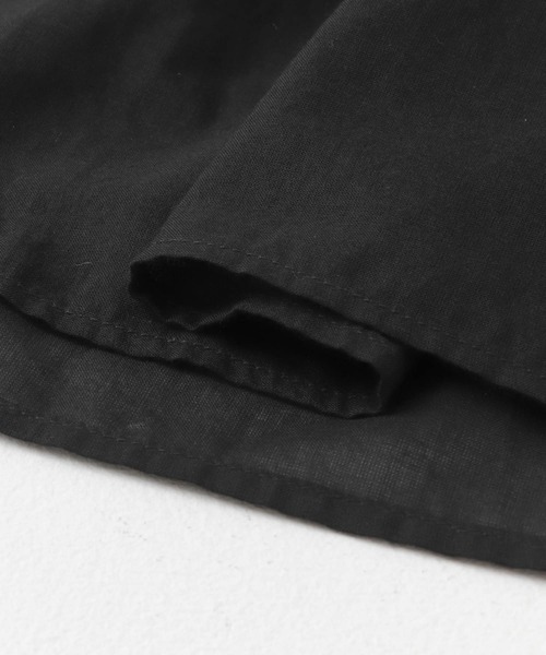 URBAN RESEARCH DOORS（アーバンリサーチドアーズ）の「コットンボイルVネックチュニック（チュニック・レディース・ブラック/オフホワイト・MEDIUM）」の6枚目の写真