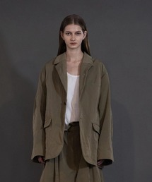 my beautiful landlet（マイビューティフルランドレット）の「【my beautiful landlet】 POLYESTER YARN DYED GABARDINE JACKET（テーラードジャケット）」