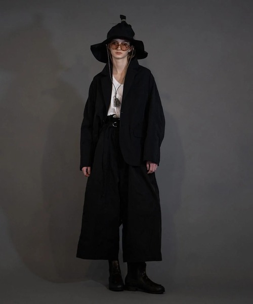 ジャケット・アウター my beautiful landlet 23SS GABERDINECOAT my beautiful landlet】 POLYESTER YARN DYED GABARDINE JACKET