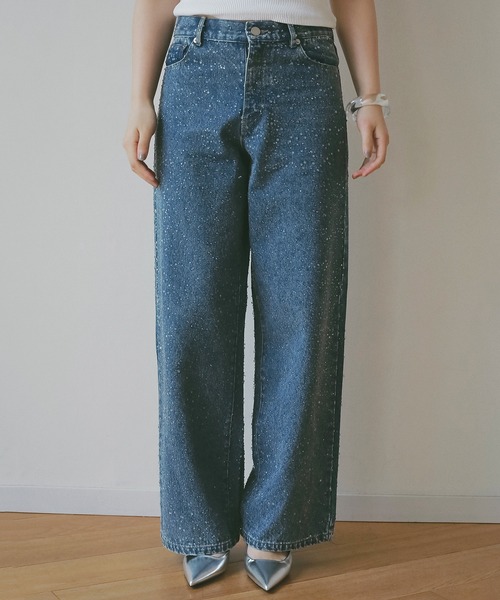 eimy istoire drop patternデニムパンツ セール】drop patternデニムパンツ（デニムパンツ）｜EIMY ISTOIRE