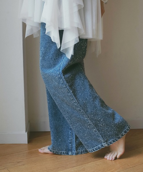 セール】drop patternデニムパンツ（デニムパンツ）｜EIMY ISTOIRE