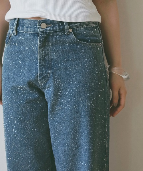 セール】drop patternデニムパンツ（デニムパンツ）｜EIMY ISTOIRE