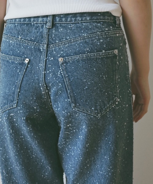 セール】drop patternデニムパンツ（デニムパンツ）｜EIMY ISTOIRE