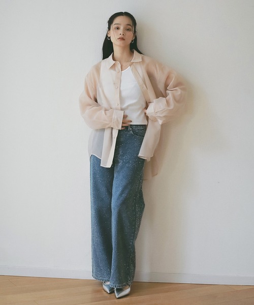 eimy istoire drop patternデニムパンツ セール】drop patternデニムパンツ（デニムパンツ）｜EIMY ISTOIRE