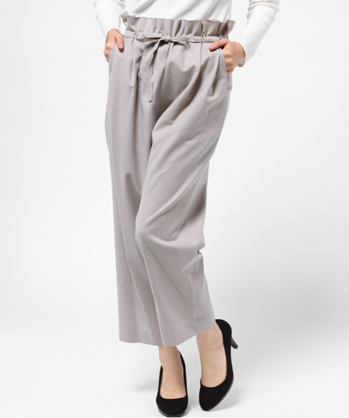 IENA（イエナ）の「W/ドローコードパンツ◆（その他パンツ・レディース・ベージュ系その他/チャコールグレー/ベージュ・38/36/40）」の14枚目の写真