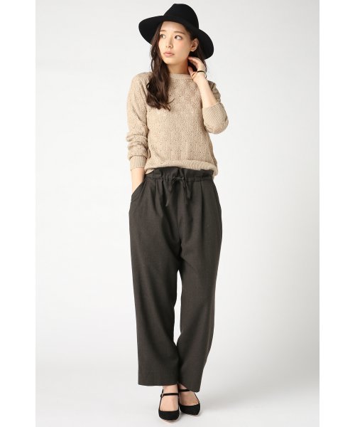 IENA（イエナ）の「W/ドローコードパンツ◆（その他パンツ・レディース・ベージュ系その他/チャコールグレー/ベージュ・38/36/40）」の15枚目の写真