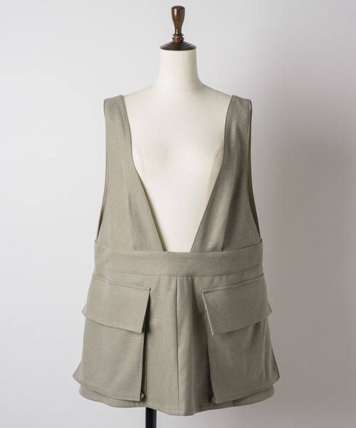 room153（ルームイチゴサン）の「ビックポケットエプロントップス（その他トップス・レディース・ブラウン/グレイッシュベージュ・FREE）」の21枚目の写真