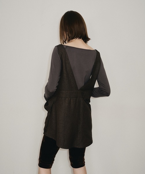 room153（ルームイチゴサン）の「ビックポケットエプロントップス（その他トップス・レディース・ブラウン/グレイッシュベージュ・FREE）」の10枚目の写真