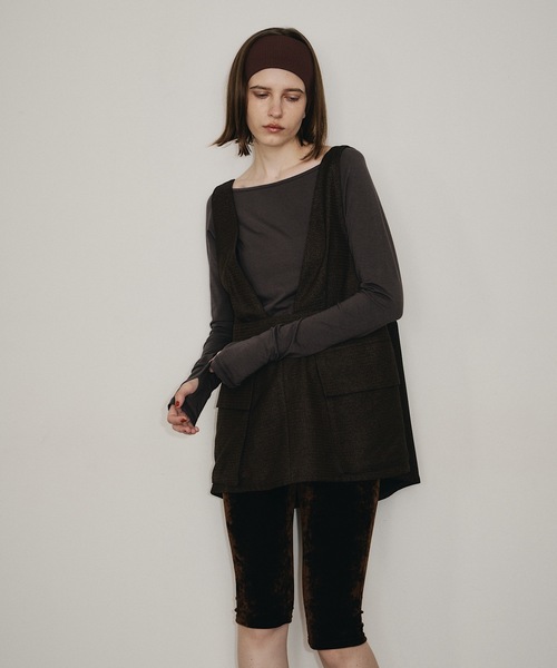 room153（ルームイチゴサン）の「ビックポケットエプロントップス（その他トップス・レディース・ブラウン/グレイッシュベージュ・FREE）」の17枚目の写真