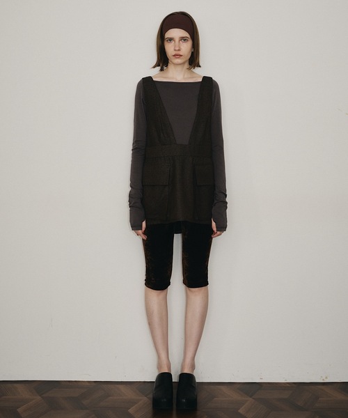 room153（ルームイチゴサン）の「ビックポケットエプロントップス（その他トップス・レディース・ブラウン/グレイッシュベージュ・FREE）」の19枚目の写真