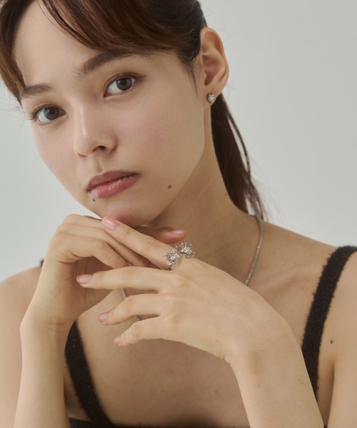 ciite'(シーテ)の「フラワーモチーフ リング(リング・レディース・ゴールド/シルバー・FREE)」の9枚目の写真