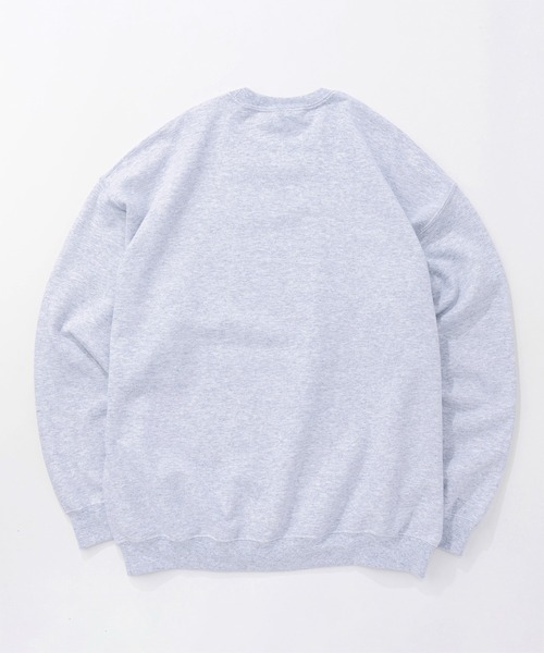 KAVU(カブー)の「KAVU/カブー Big Logo Sweat/ビッグロゴスウェット(スウェット・メンズ・ライトピンク/アッシュグレー/グレー・X-LARGE)」の4枚目の写真