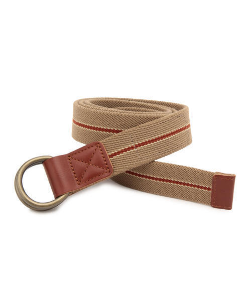 BEAMS BOY（ビームスボーイ）の「GEVAERT / W-RING BELT（ベルト・レディース・ベージュ/グリーン/ネイビー・ONE SIZE）」の4枚目の写真
