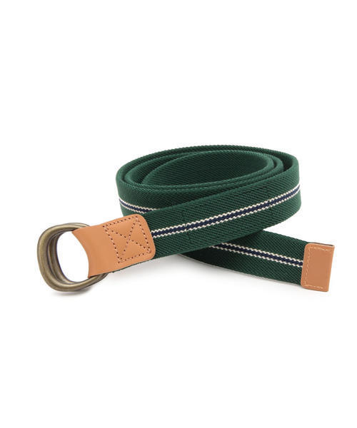 BEAMS BOY（ビームスボーイ）の「GEVAERT / W-RING BELT（ベルト・レディース・ベージュ/グリーン/ネイビー・ONE SIZE）」の5枚目の写真