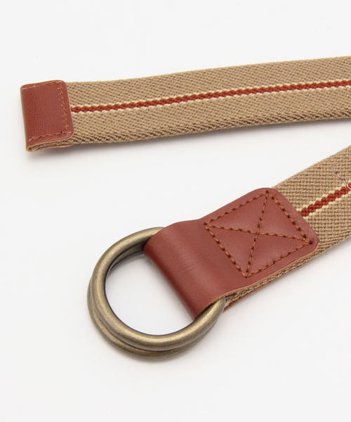 BEAMS BOY（ビームスボーイ）の「GEVAERT / W-RING BELT（ベルト・レディース・ベージュ/グリーン/ネイビー・ONE SIZE）」の7枚目の写真