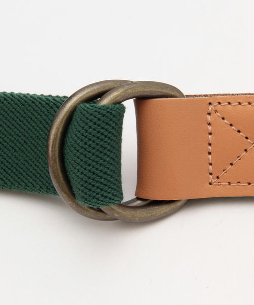 BEAMS BOY（ビームスボーイ）の「GEVAERT / W-RING BELT（ベルト・レディース・ベージュ/グリーン/ネイビー・ONE SIZE）」の12枚目の写真