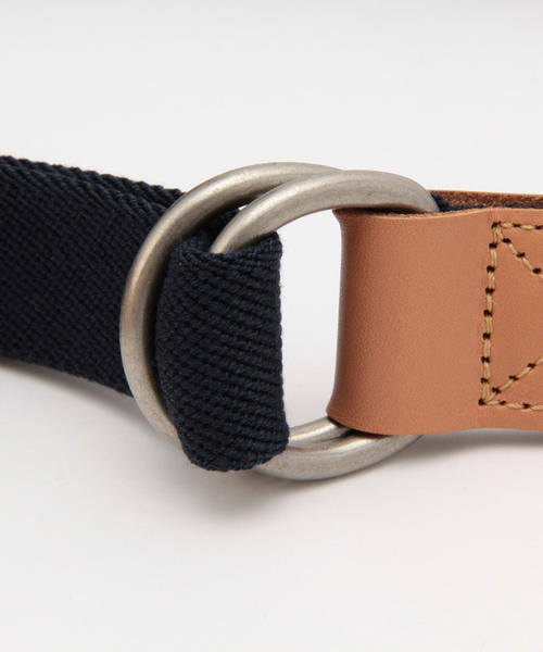 BEAMS BOY（ビームスボーイ）の「GEVAERT / W-RING BELT（ベルト・レディース・ベージュ/グリーン/ネイビー・ONE SIZE）」の15枚目の写真