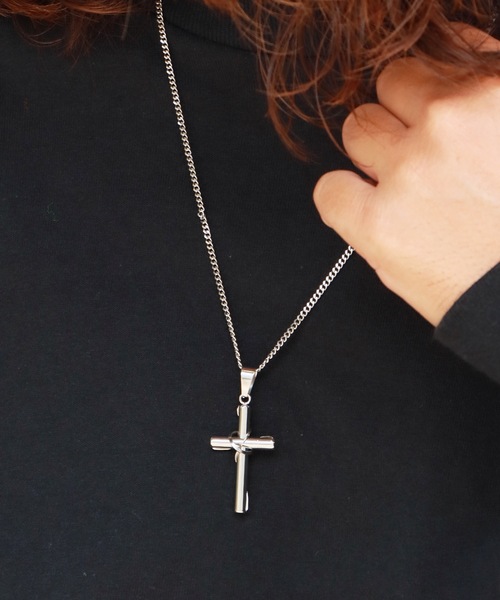 ROOPTOKYO(ループトウキョウ)の「メタルデザイン チェーンネックレス(ネックレス・メンズ・シルバー系3/シルバー系7/シルバー系6/シルバー系4/シルバー系2/シルバー系5/シルバー系1・FREE)」の3枚目の写真