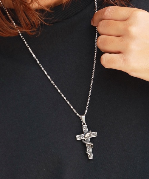 ROOPTOKYO(ループトウキョウ)の「メタルデザイン チェーンネックレス(ネックレス・メンズ・シルバー系3/シルバー系7/シルバー系6/シルバー系4/シルバー系2/シルバー系5/シルバー系1・FREE)」の7枚目の写真