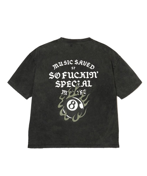 MSML(エムエスエムエル)の「HELL YEAH 8 BALL TEE(Tシャツ/カットソー・メンズ・ブラック・XL/L/M/S)」の1枚目の写真