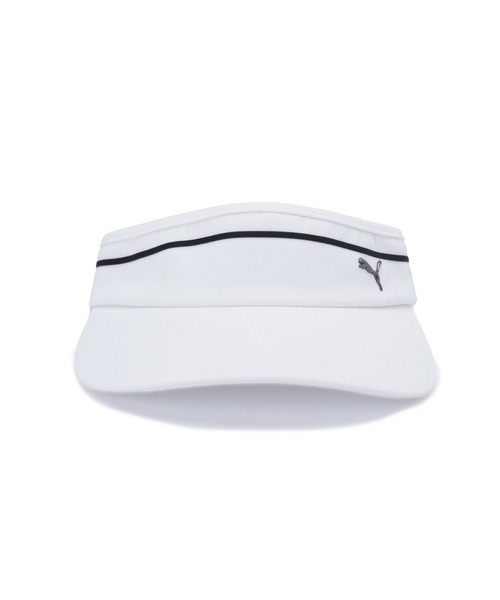 PUMA（プーマ）の「PUMA プーマ ウィメンズ ゴルフ メタルキャット デタッチャブル パッド ハット（サンバイザー・メンズ・ブラック/ホワイト・フリー）」の6枚目の写真