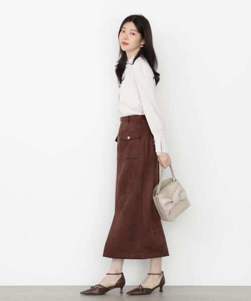 PROPORTION BODY DRESSING(プロポーションボディドレッシング)の「キャンディースリーブパールブラウス / 1215210903(シャツ/ブラウス・レディース・ホワイト/ピンク/ブラック・SMALL/MEDIUM)」の4枚目の写真