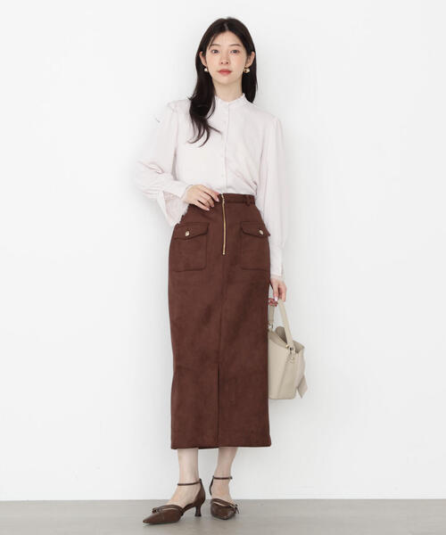 PROPORTION BODY DRESSING(プロポーションボディドレッシング)の「キャンディースリーブパールブラウス / 1215210903(シャツ/ブラウス・レディース・ホワイト/ピンク/ブラック・SMALL/MEDIUM)」の6枚目の写真