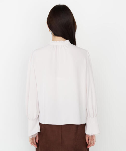 PROPORTION BODY DRESSING(プロポーションボディドレッシング)の「キャンディースリーブパールブラウス / 1215210903(シャツ/ブラウス・レディース・ホワイト/ピンク/ブラック・SMALL/MEDIUM)」の9枚目の写真