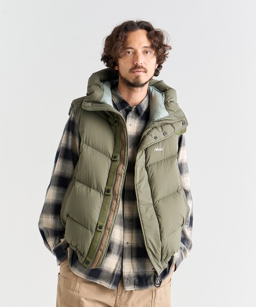 （BR）NANGA ダウンベスト Sサイズ オリーブグリーン BR様専用）NANGA ダウンベスト Sサイズ オリーブグリーン - メルカリ