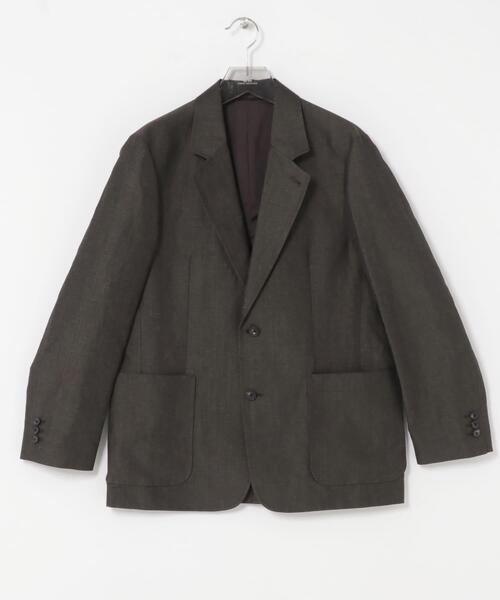 URBAN RESEARCH(アーバンリサーチ)の「new basic WOOL LINEN JACKET(その他アウター・メンズ・グリーン系その他/ブラウン・MEDIUM/LARGE/X-LARGE)」の3枚目の写真