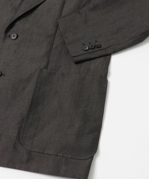 URBAN RESEARCH(アーバンリサーチ)の「new basic WOOL LINEN JACKET(その他アウター・メンズ・グリーン系その他/ブラウン・MEDIUM/LARGE/X-LARGE)」の4枚目の写真