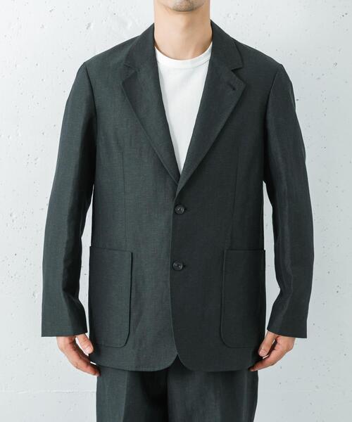URBAN RESEARCH(アーバンリサーチ)の「new basic WOOL LINEN JACKET(その他アウター・メンズ・グリーン系その他/ブラウン・MEDIUM/LARGE/X-LARGE)」の5枚目の写真