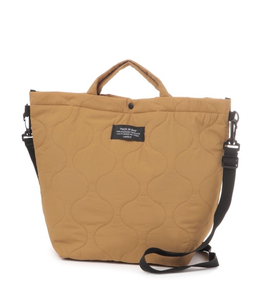 LAKOLE(ラコレ)の「キルト2WAYショルダートートバッグ / 580610(トートバッグ・レディース・グリーン/ブラック/その他1・FREE)」の3枚目の写真