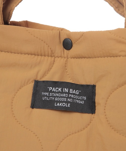 LAKOLE(ラコレ)の「キルト2WAYショルダートートバッグ / 580610(トートバッグ・レディース・グリーン/ブラック/その他1・FREE)」の15枚目の写真