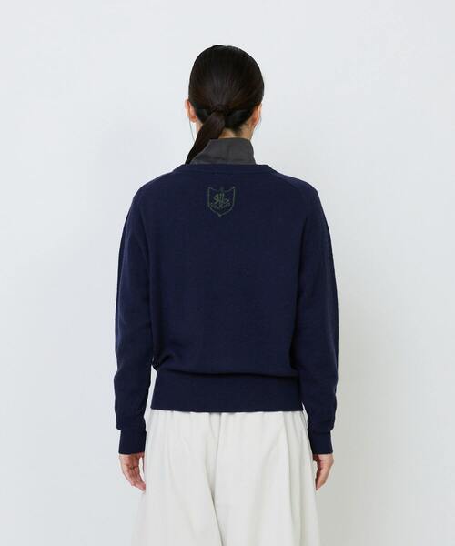 LOISIR(ロワズィール)の「インターシャニットプルオーバー(ニット/セーター・レディース・マスタード/ネイビー・FREE)」の10枚目の写真