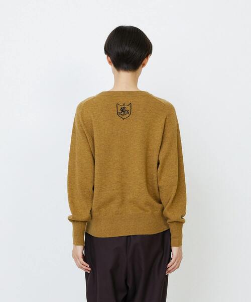 LOISIR(ロワズィール)の「インターシャニットプルオーバー(ニット/セーター・レディース・マスタード/ネイビー・FREE)」の18枚目の写真