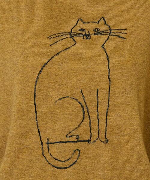 LOISIR(ロワズィール)の「インターシャニットプルオーバー(ニット/セーター・レディース・マスタード/ネイビー・FREE)」の22枚目の写真