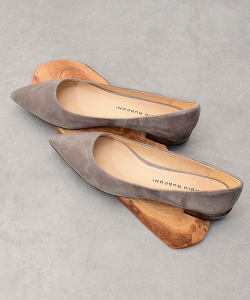 FABIO RUSCONI(ファビオルスコーニ)の「【FABIO RUSCONI】ポインテッドトウカラーヒールパンプス(F51540)(パンプス・レディース・ベージュ系その他/グレー系その他/ブラック・38/37/36/39/35)」の1枚目の写真