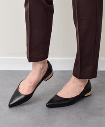 未使用級✨ ファビオルスコーニ ブラック レザー パンプス 本革 ラウンドトゥ Fabio Rusconi｜ファビオルスコーニのパンプス通販 - ZOZOTOWN