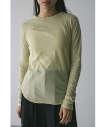 Tシャツ/カットソー（グリーン・カーキ/緑色系・ロング丈