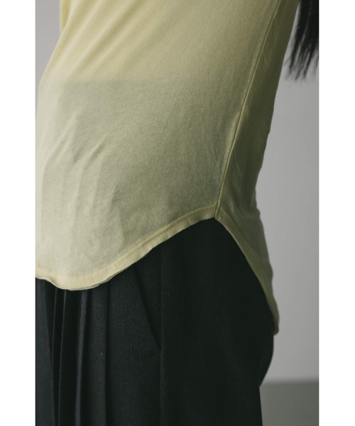 STYLEMIXER(スタイルミキサー)の「ロングスリーブスキントップ 秋服(Tシャツ/カットソー・レディース・ホワイト/ライトグリーン/ネイビー・FREE)」の18枚目の写真